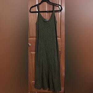 Peruvian Connection Knit Sleeveless Dress Womens Medium- See Through-